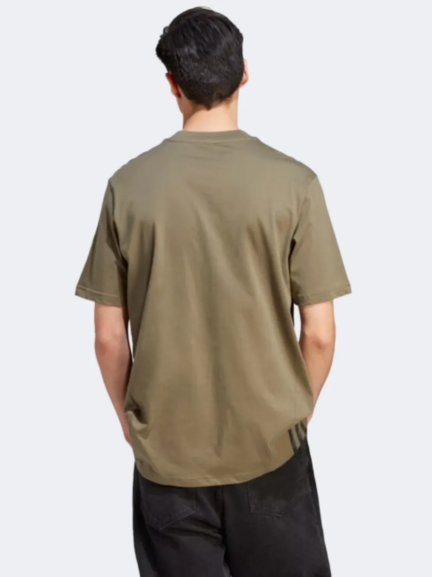 Adidas Future Icons 3S Men Sportswear T-Shirt Olive Strata/Black