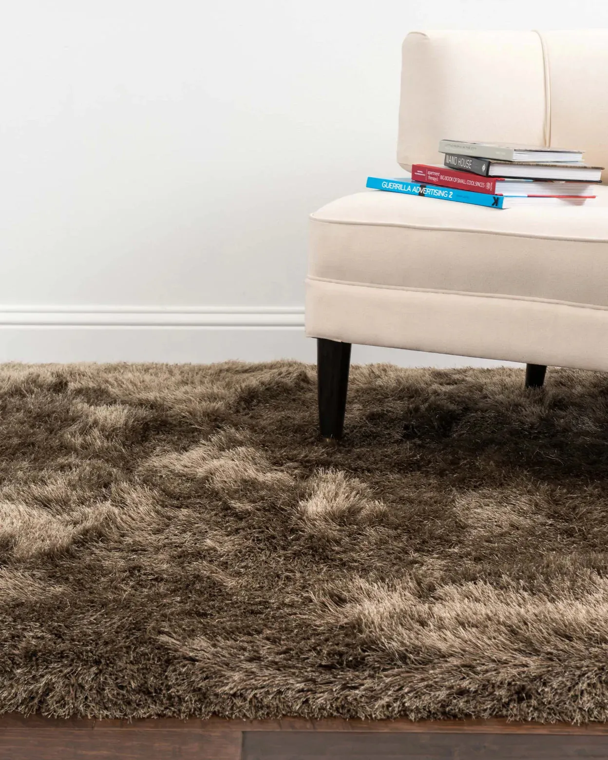 Allure Shag Rug in Taupe