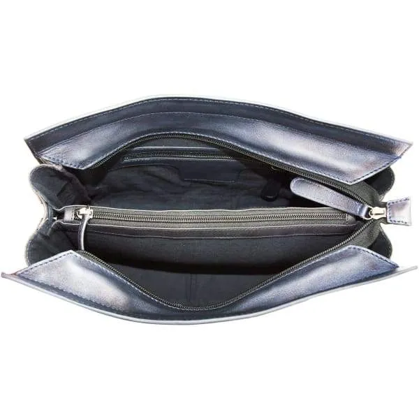 Apollo Classic Structured Leather Handbag