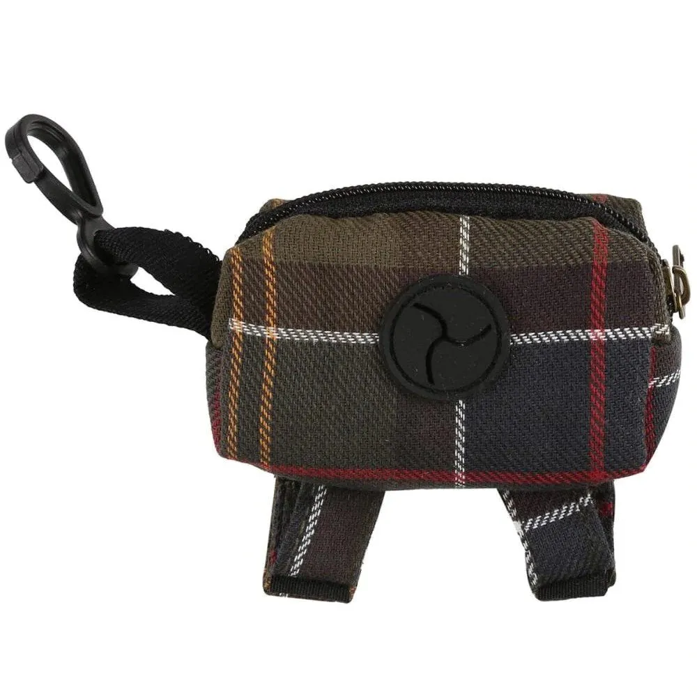 Barbour Dog Bag Dispenser in Classic Tartan