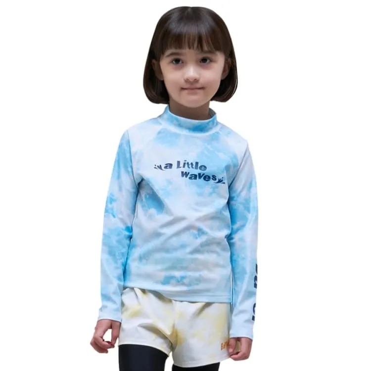 Barrel Kids Essential Rashguard-BLUE