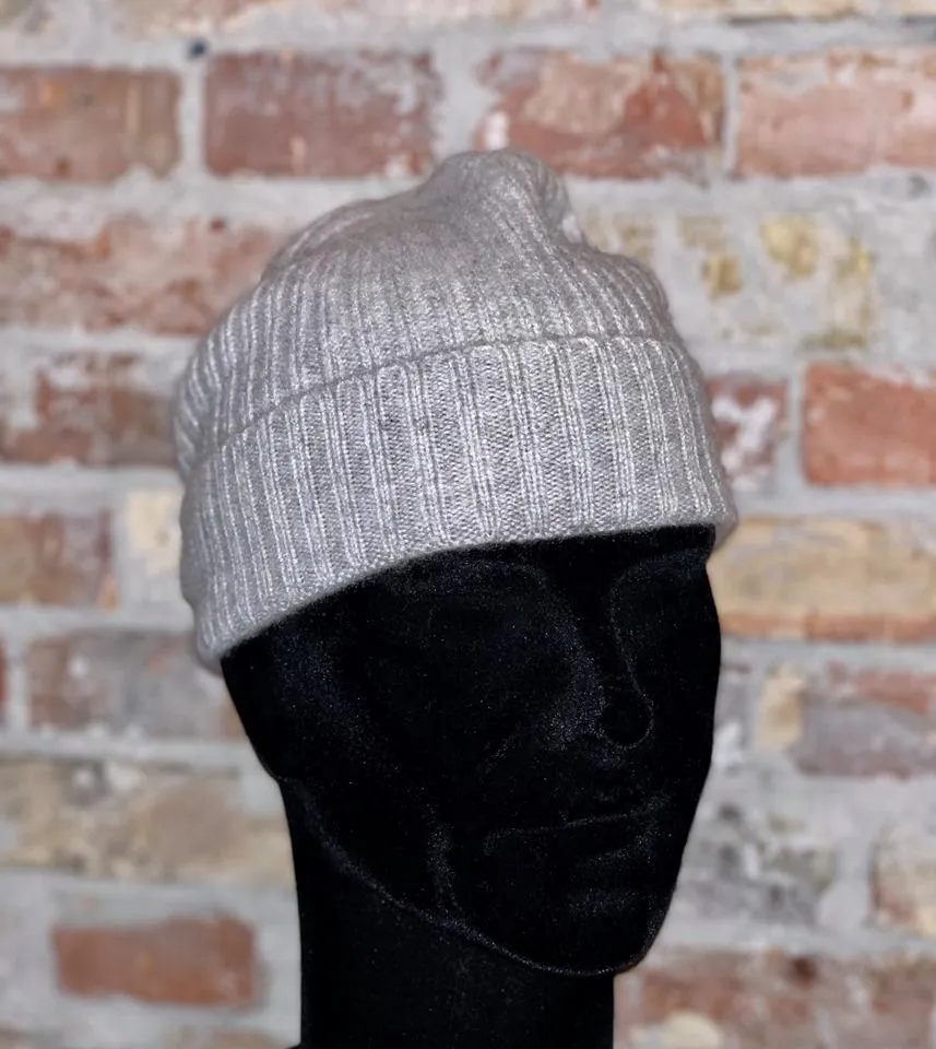 Beanie Cashmere Light Grey - Amanda Christensen