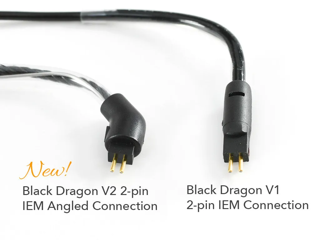 Black Dragon IEM V1 Cable (2 Pin)