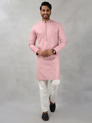 Blossom Pink Kurta Pajama | TULA