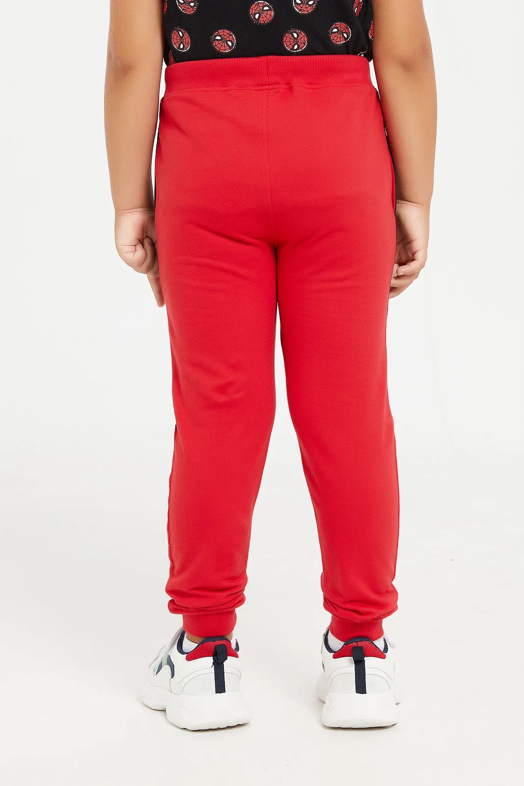 Boys Red Spiderman Active Pant