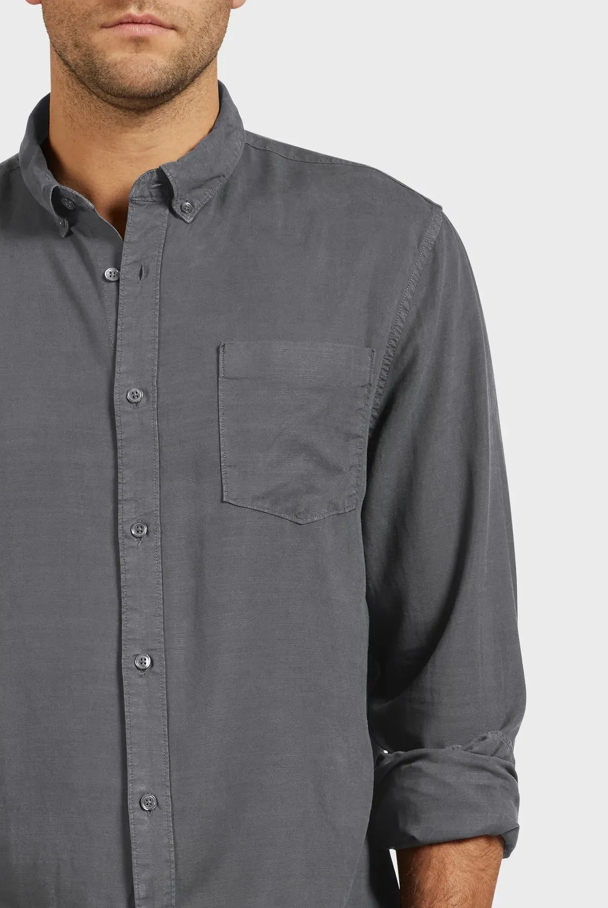 Burton Shirt in Magnet Grey