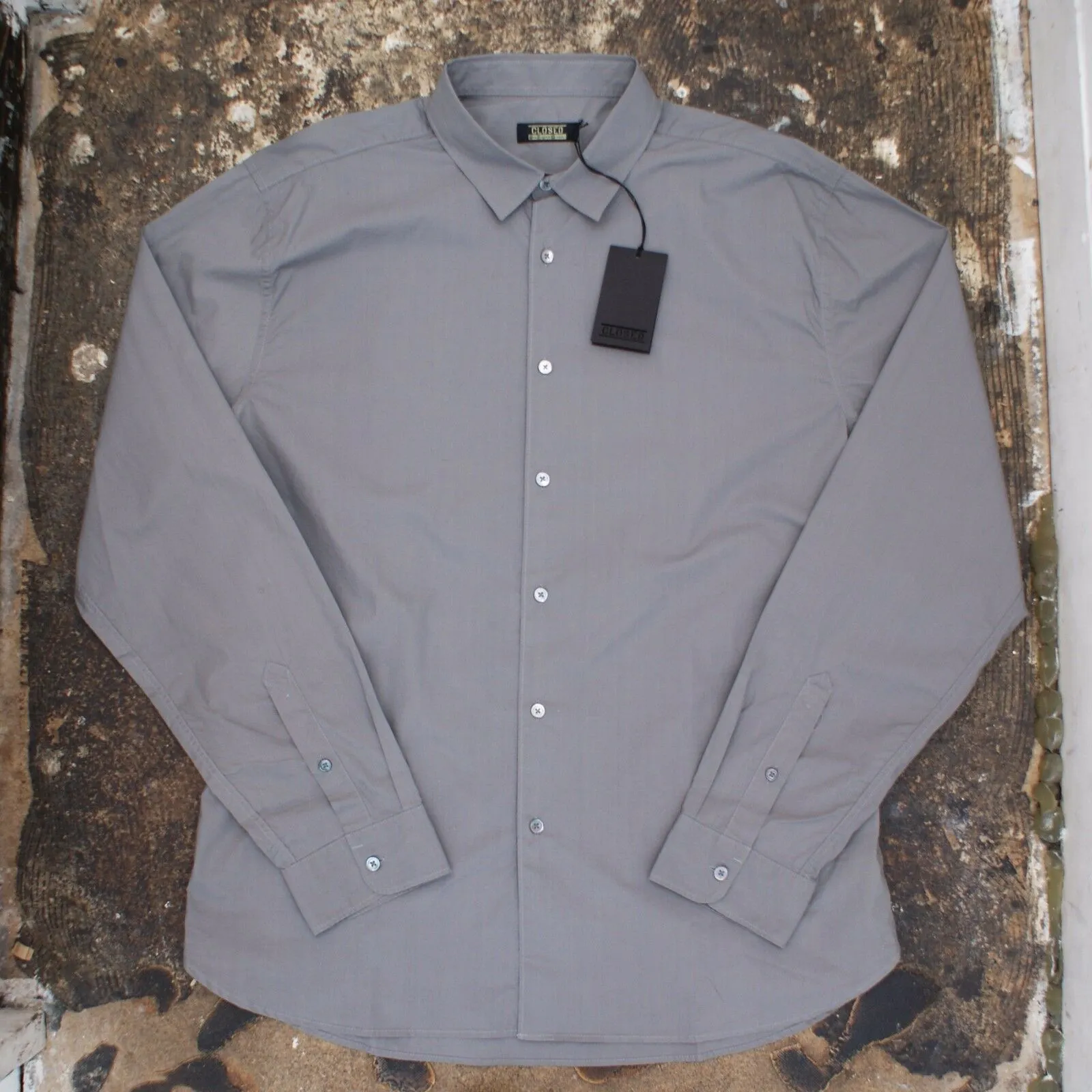 Campbell Solid Grey Shirt