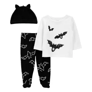 Carter's 3-Piece Halloween Top, Bottoms, & Hat Set, Girl's-Black