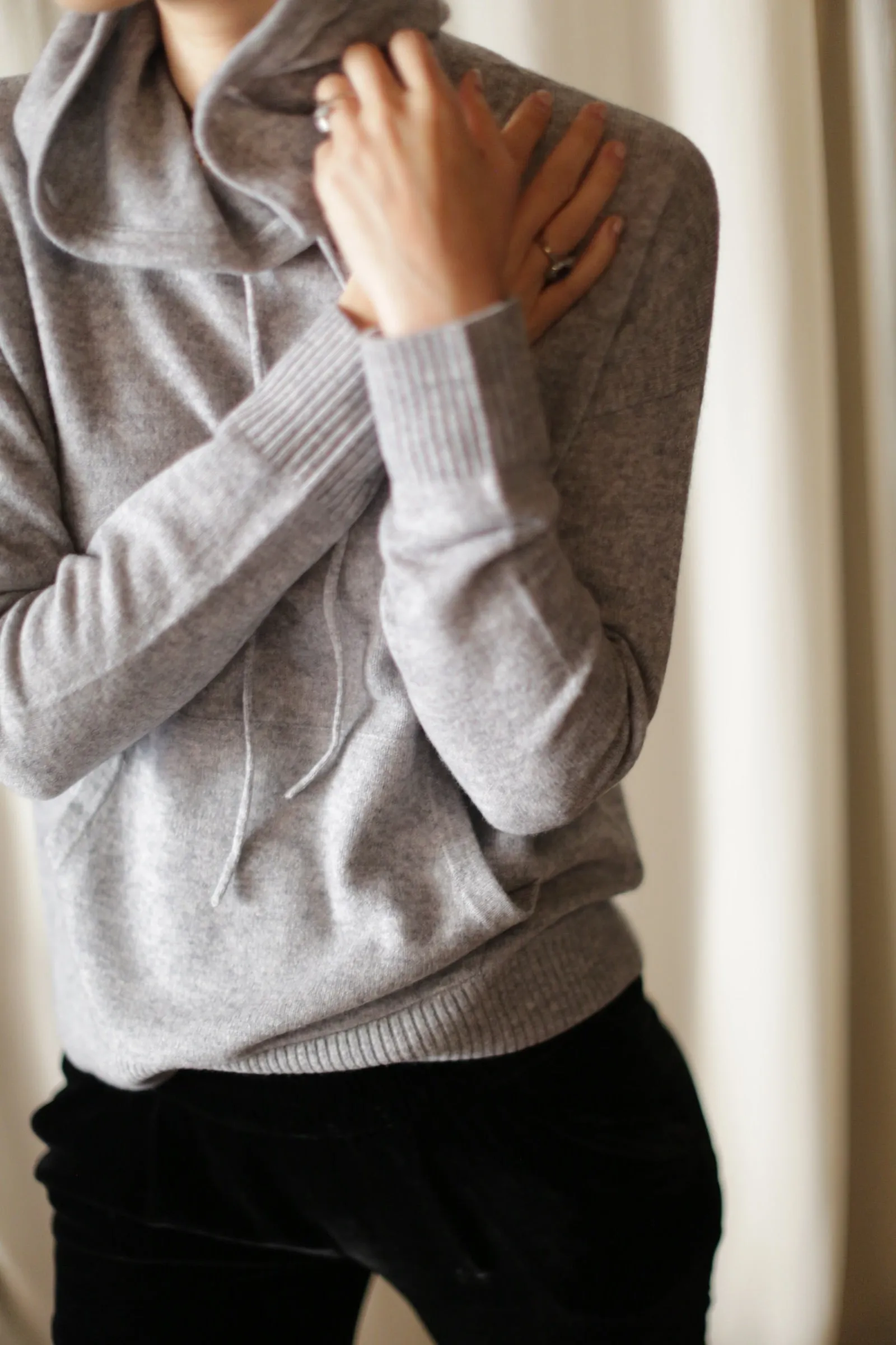 Cashmere Pullover Hoodie