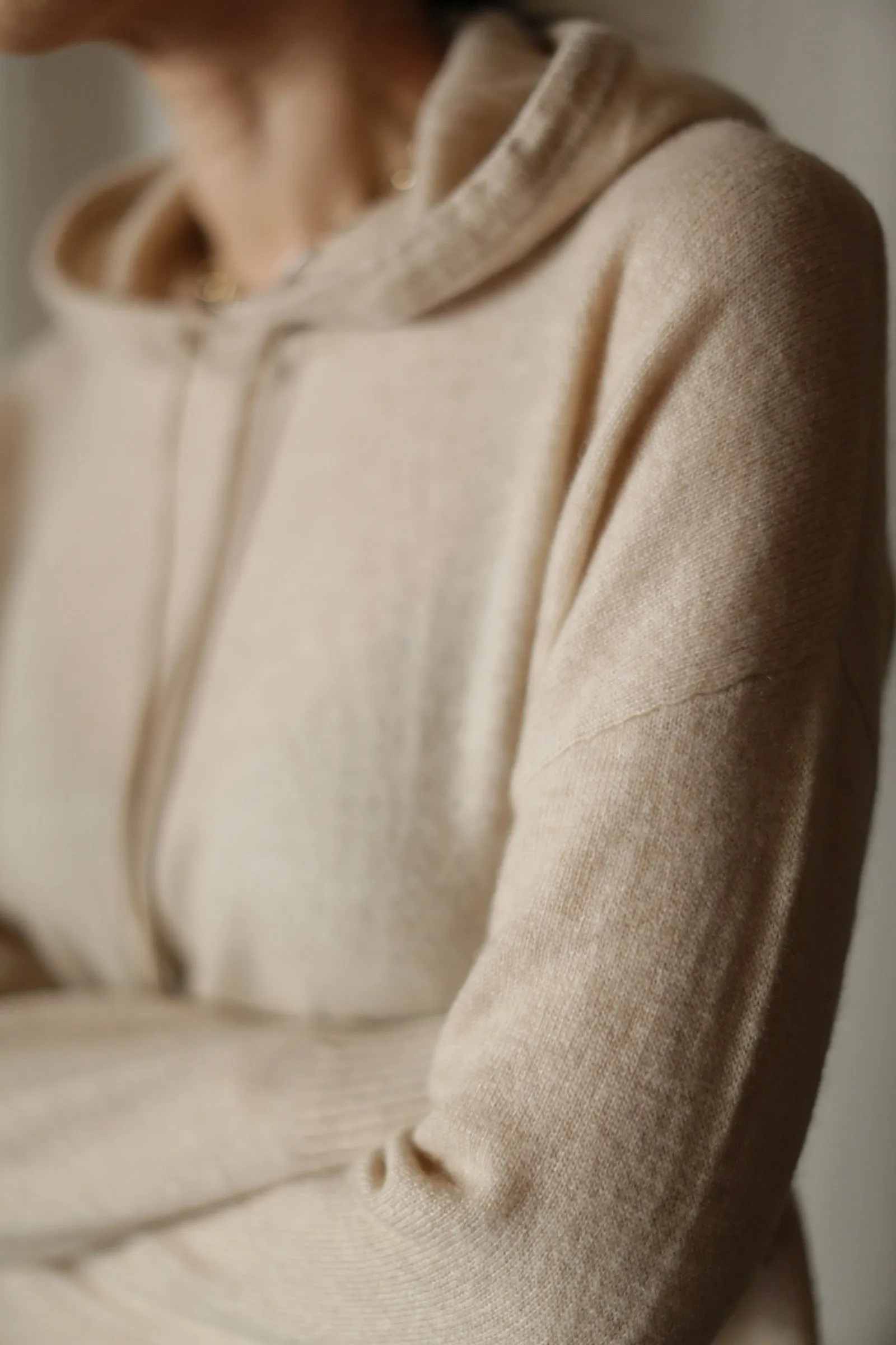 Cashmere Pullover Hoodie