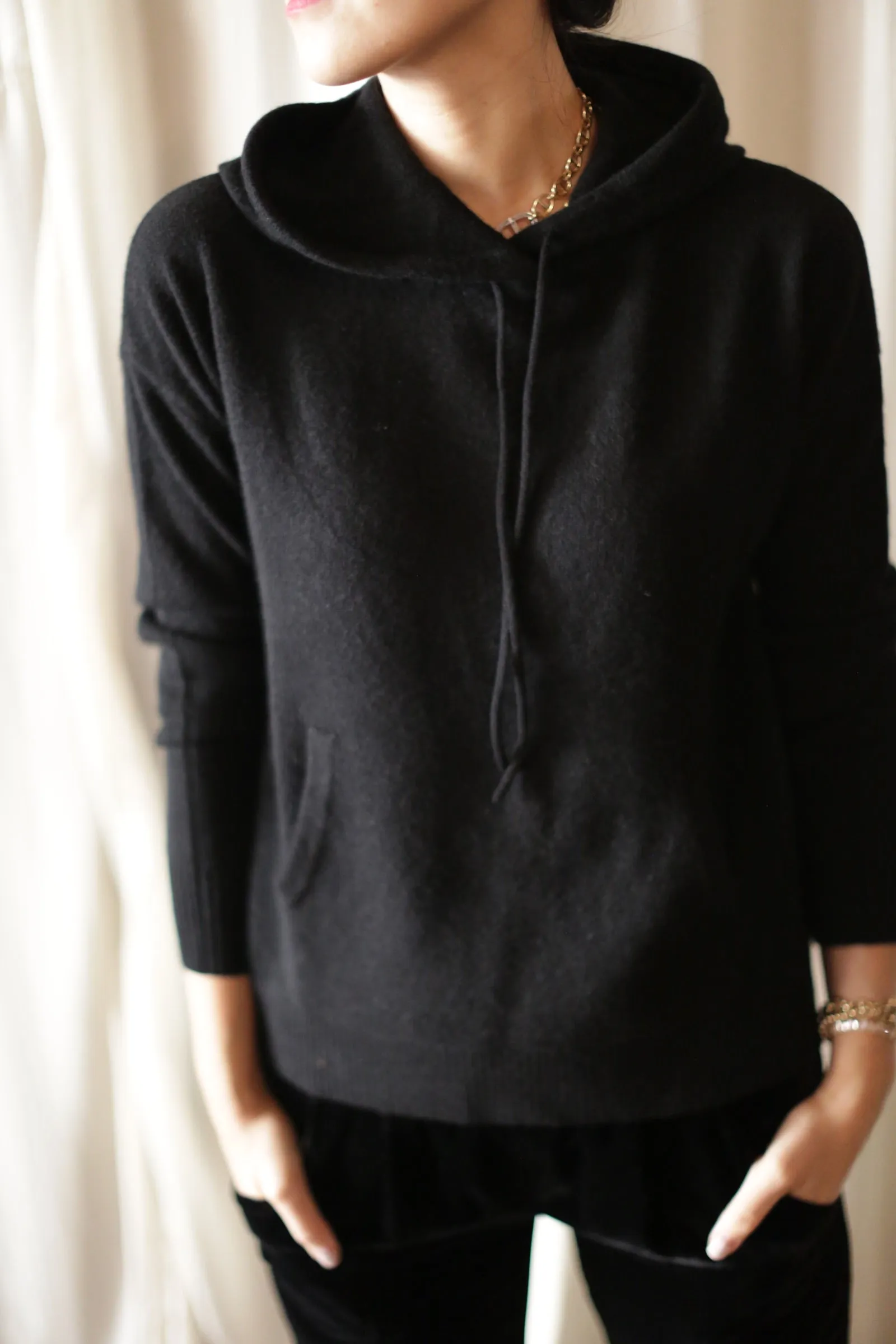 Cashmere Pullover Hoodie