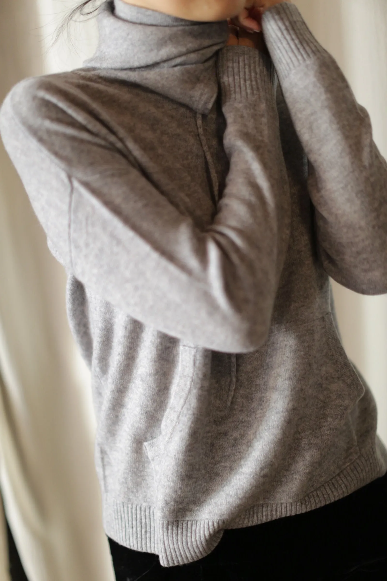 Cashmere Pullover Hoodie