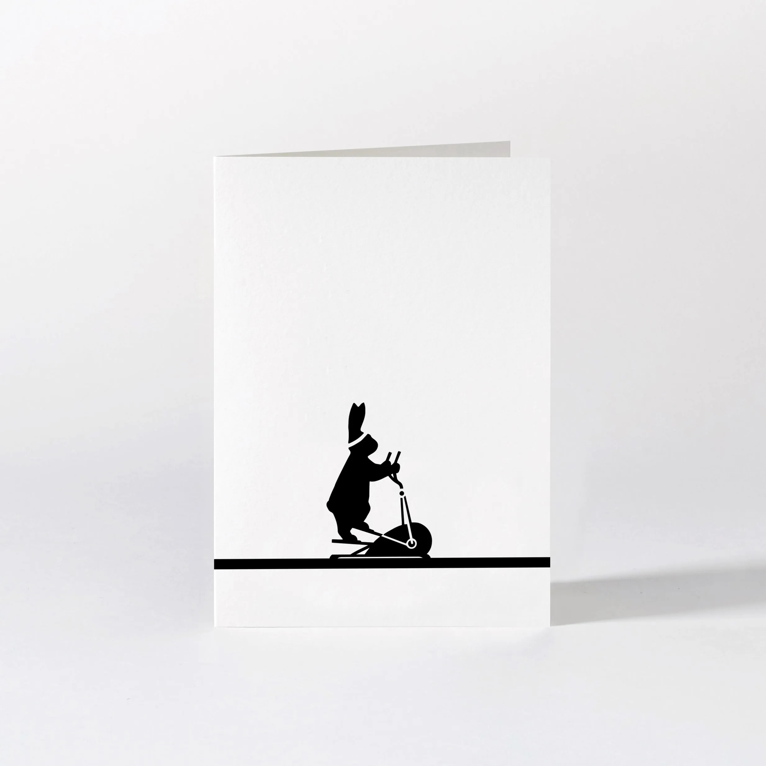 Cross Trainer Rabbit Card