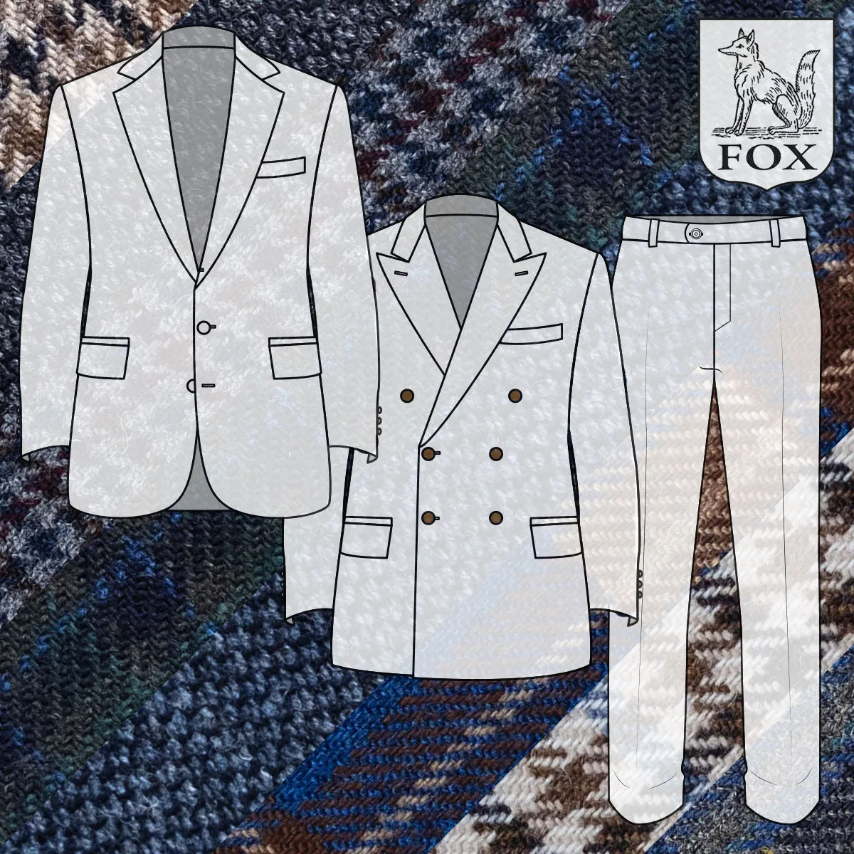 Custom Suits & Sportcoats Fox Brothers Tweed