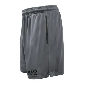 Delta Sig 7in Grey Pocketed Shorts