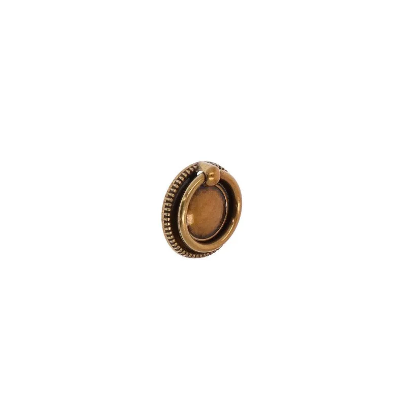 Drop Down Furniture Knob Antique Brass