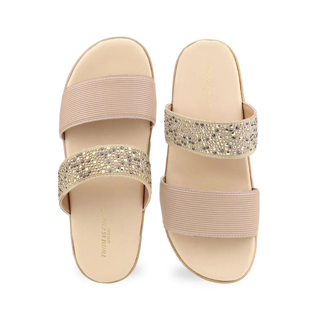 [EXTRA 20% off at cart] Boho Rhinestone Flatform Sandals