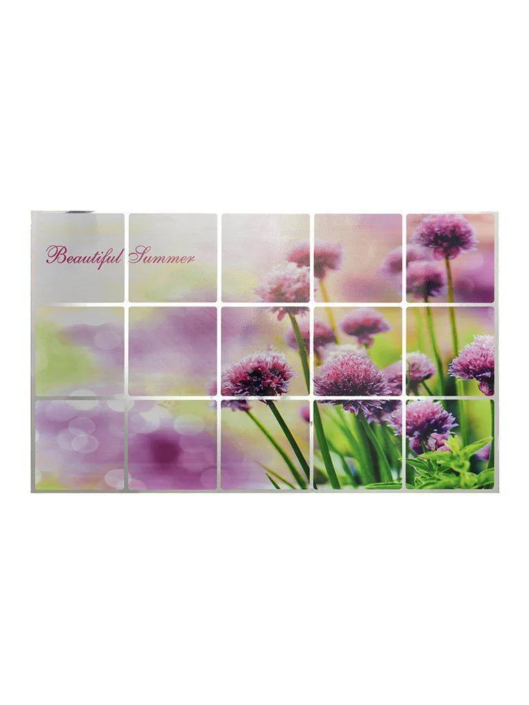 Flower Pattern Oil Proof Sticker