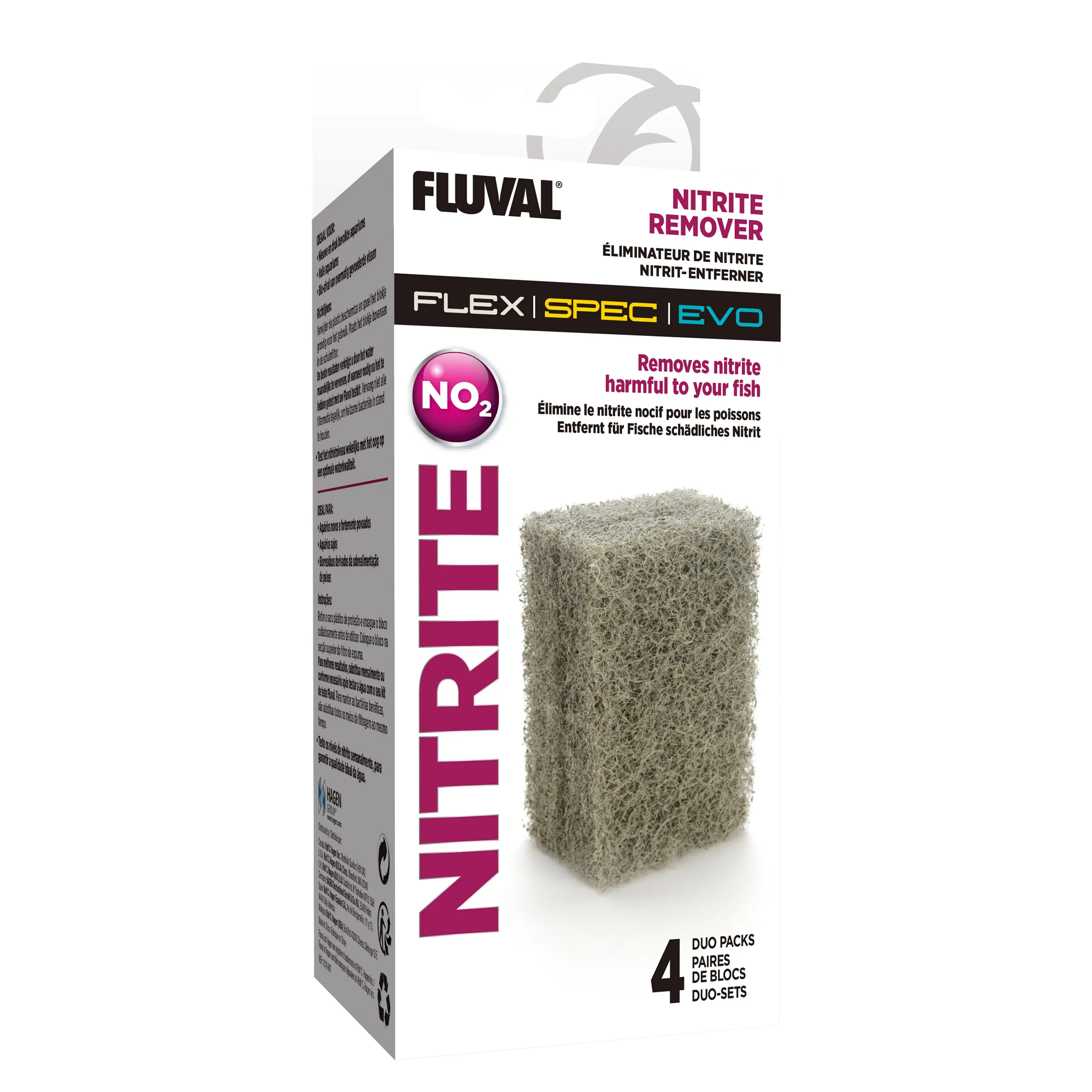 Fluval Nitrite Remover Insert Block 4 Pack