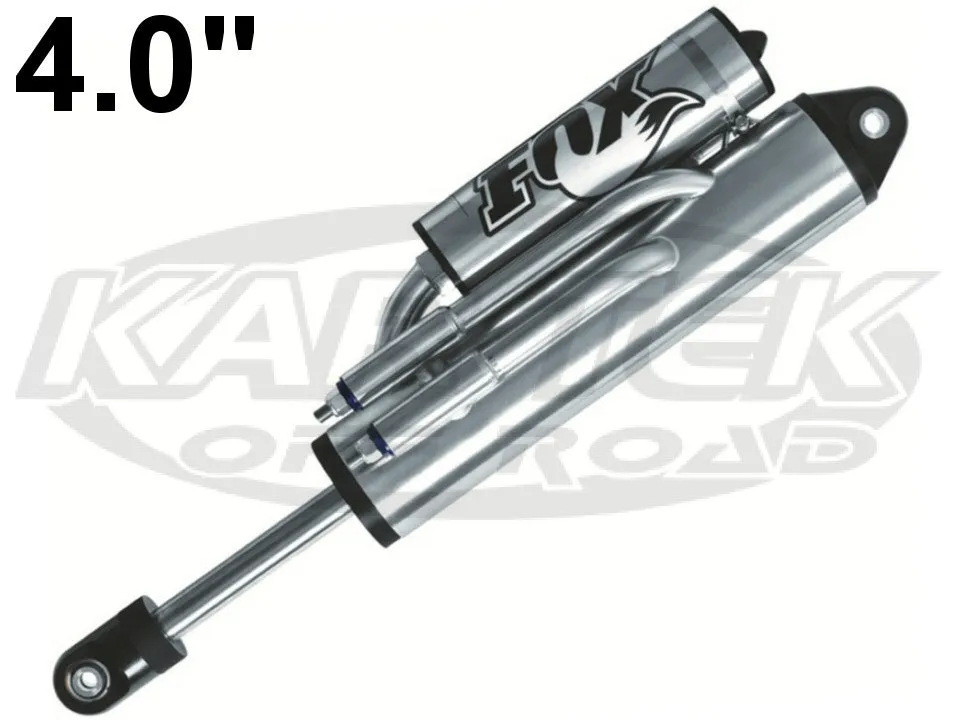 Fox Racing Bypass Shocks 4.0" Body 12" Stroke 1-1/8" Shaft Piggy Back Reservoir 4 Tube Adjustment