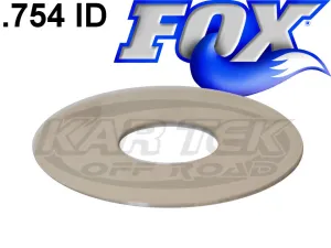 Fox Shocks Rebound Or Compression Valving Shims 0.008" Thick 2.600" Outside Diameter 0.754" ID