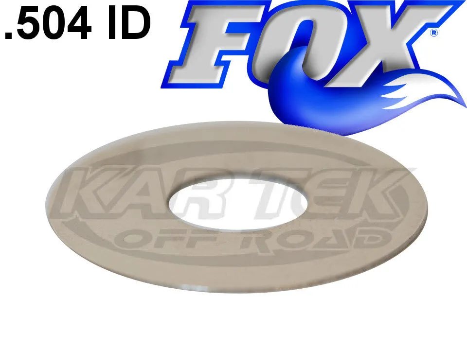 Fox Shocks Rebound Or Compression Valving Shims 0.012" Thick 2.000" Outside Diameter 0.504" ID