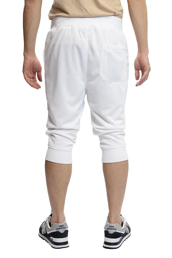 French Terry Biker Jogger Shorts