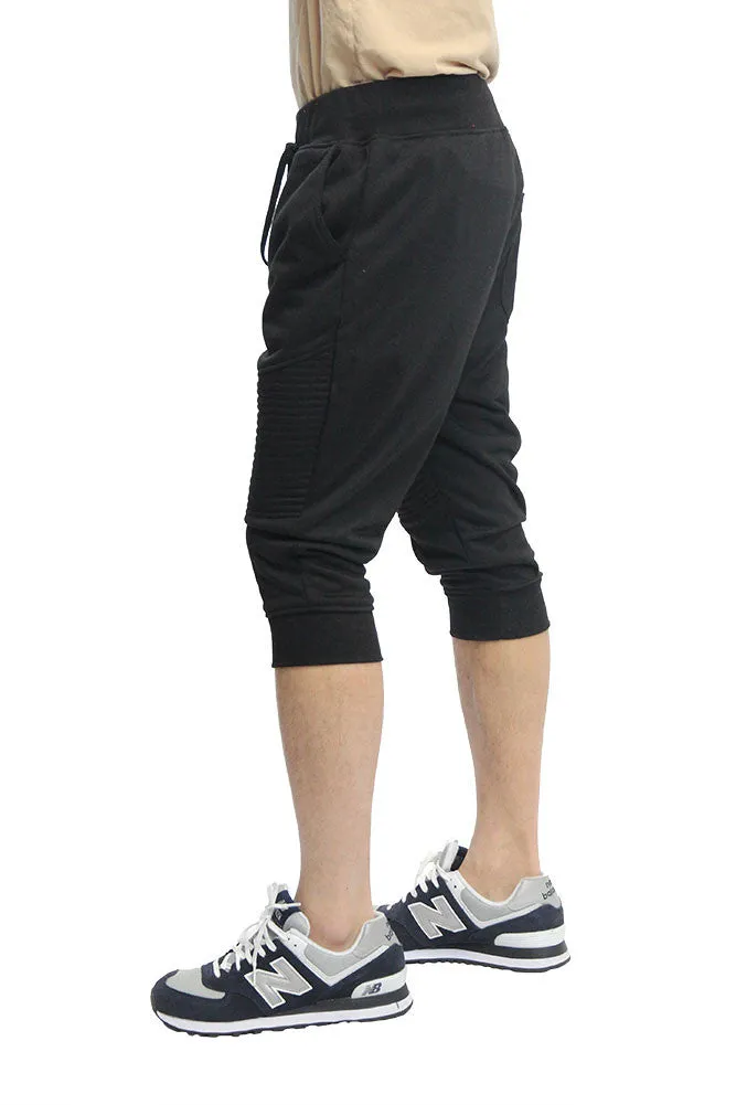 French Terry Biker Jogger Shorts