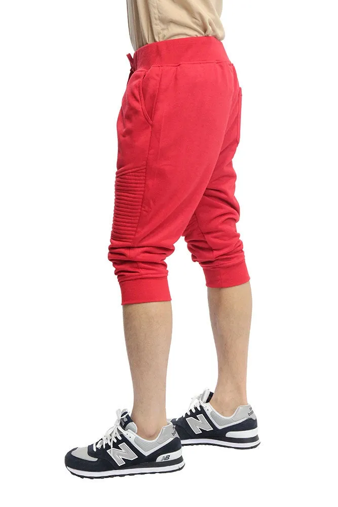 French Terry Biker Jogger Shorts