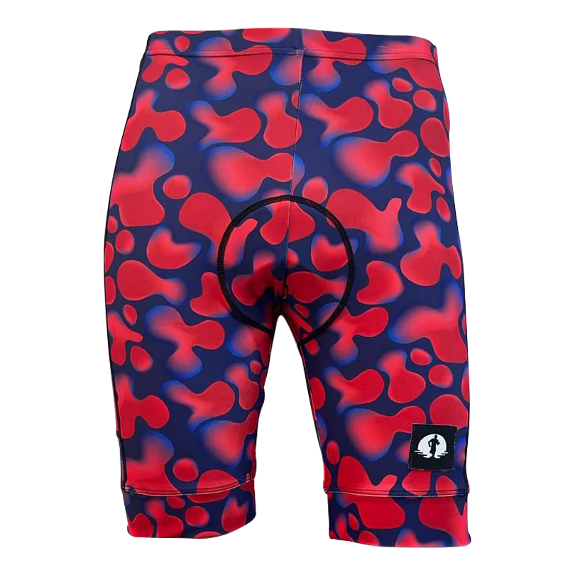 Funky Cycling Shorts - Lava