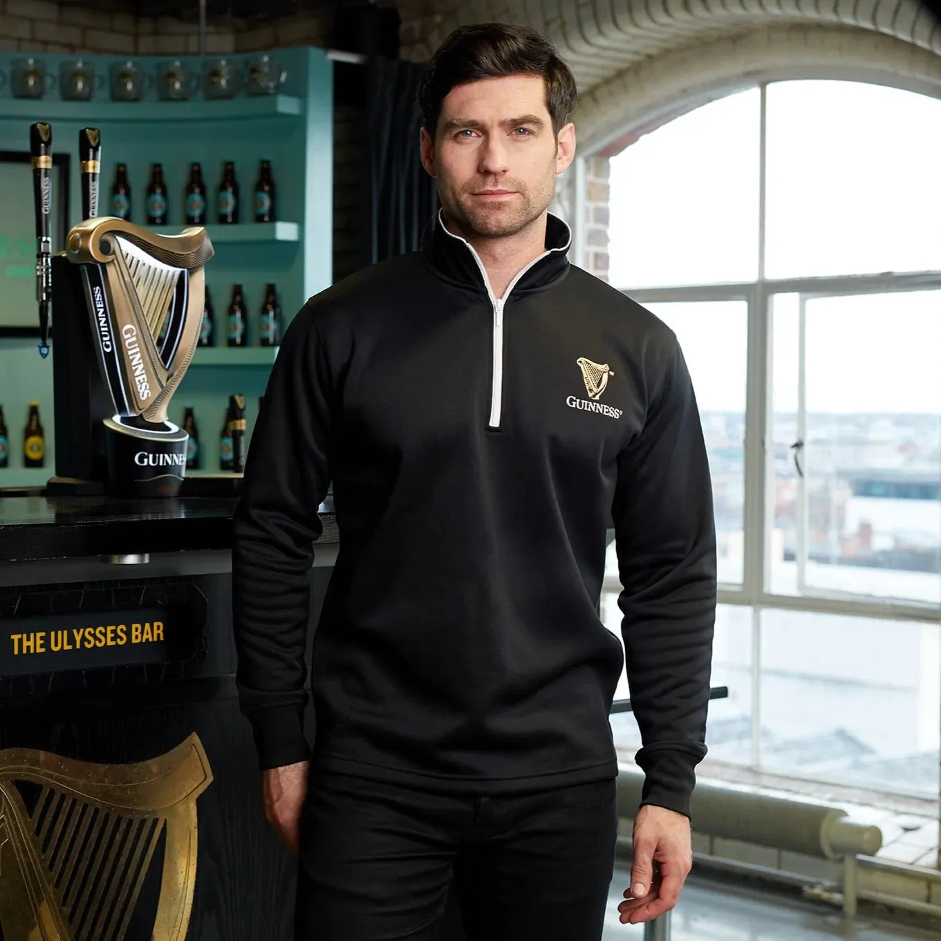 Guinness Half Zip Sweater