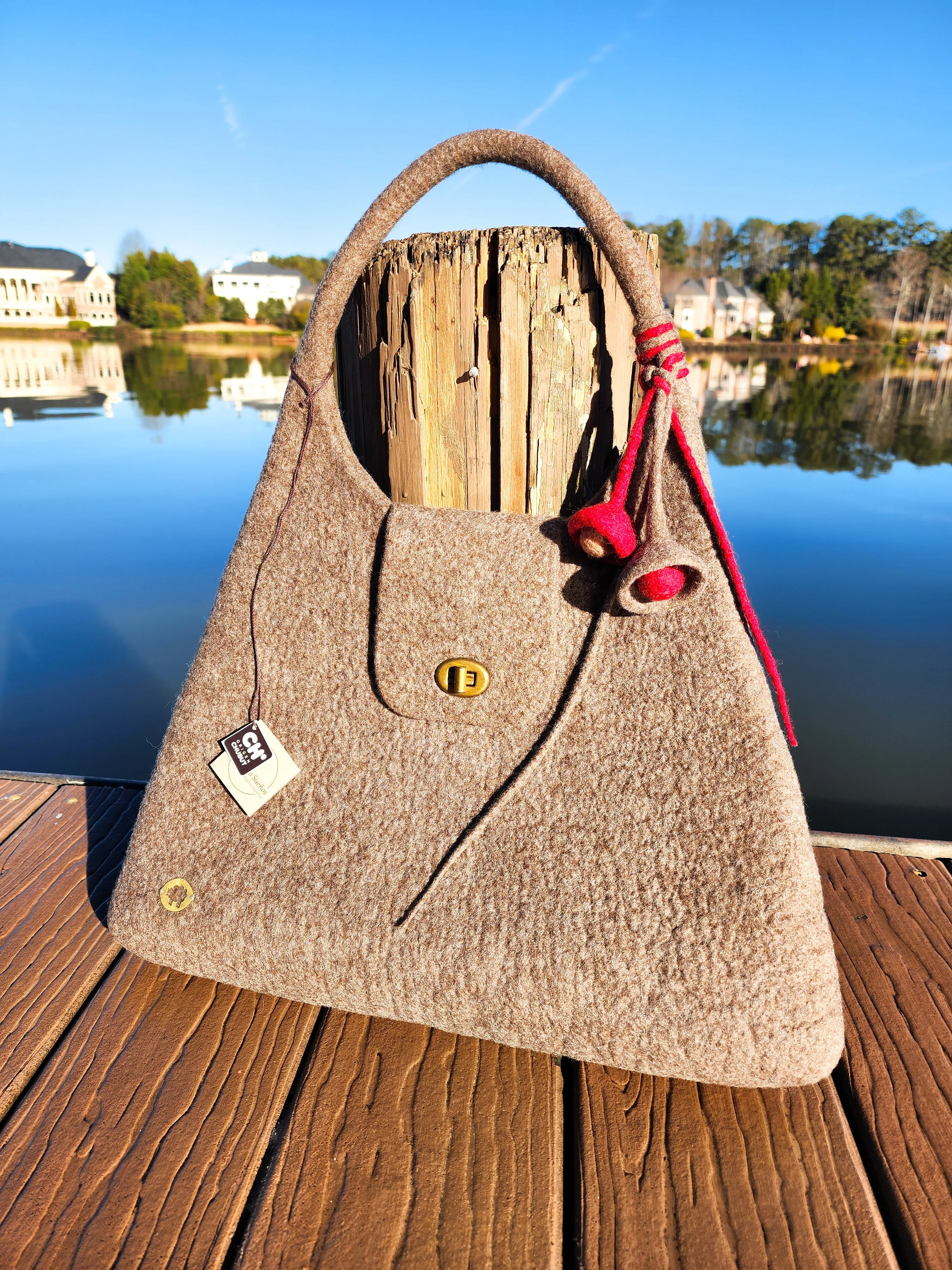 Handbag Merino Wool Felt Chalten