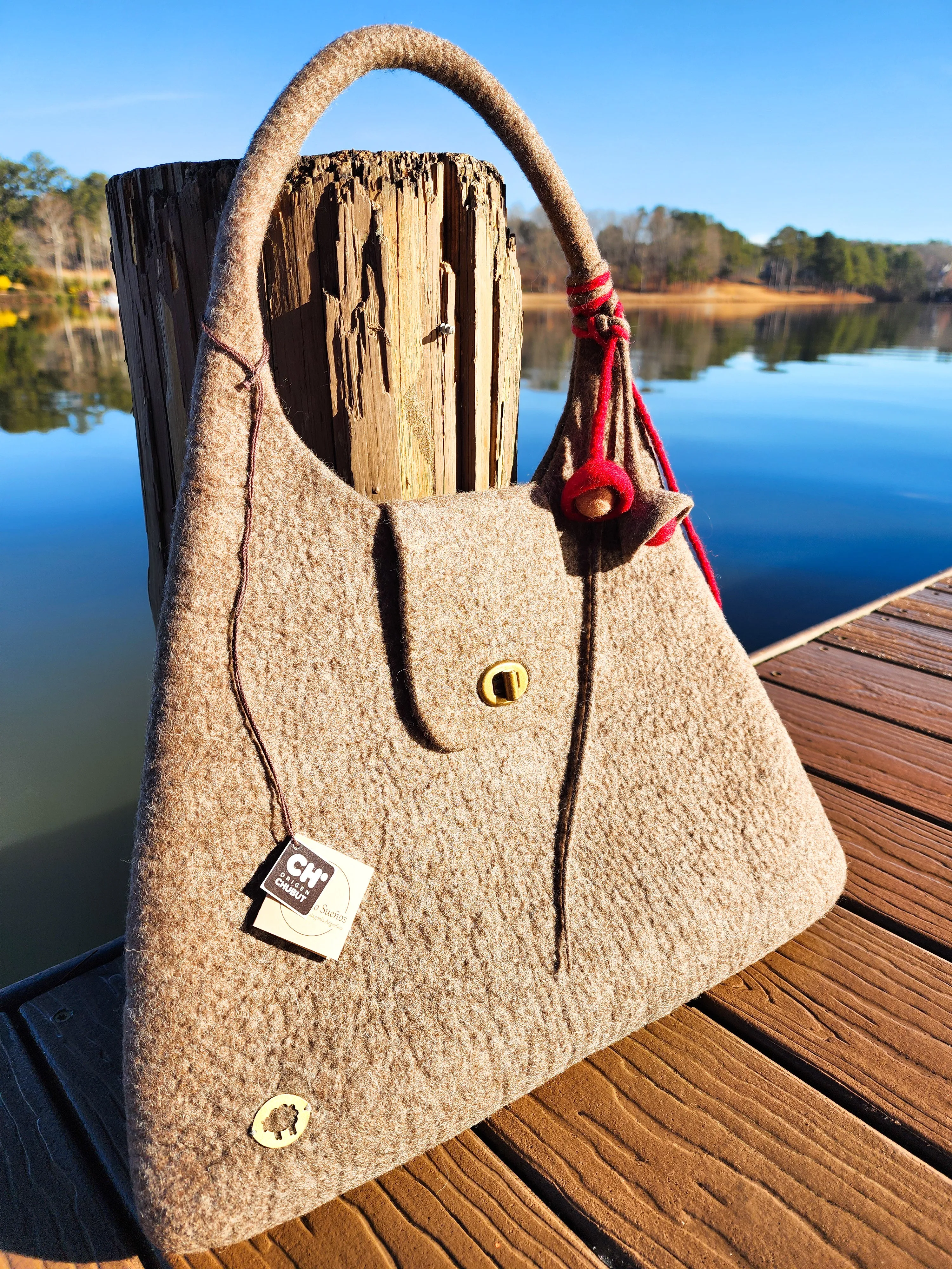 Handbag Merino Wool Felt Chalten