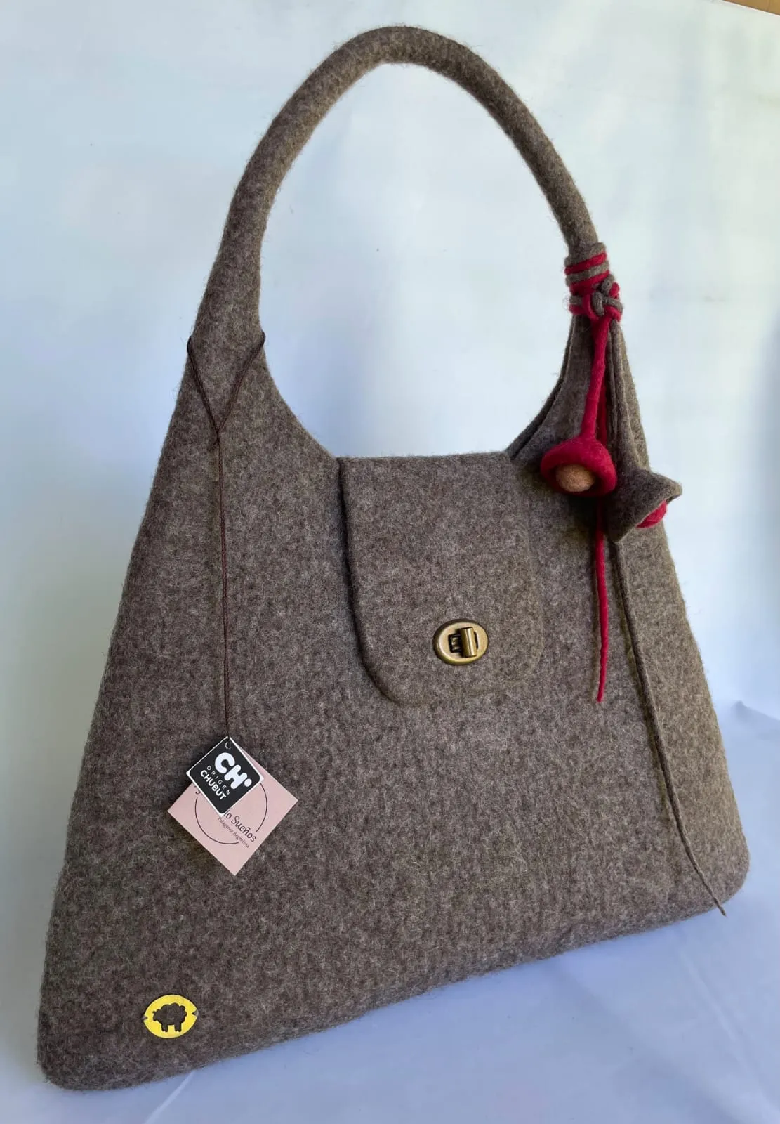 Handbag Merino Wool Felt Chalten