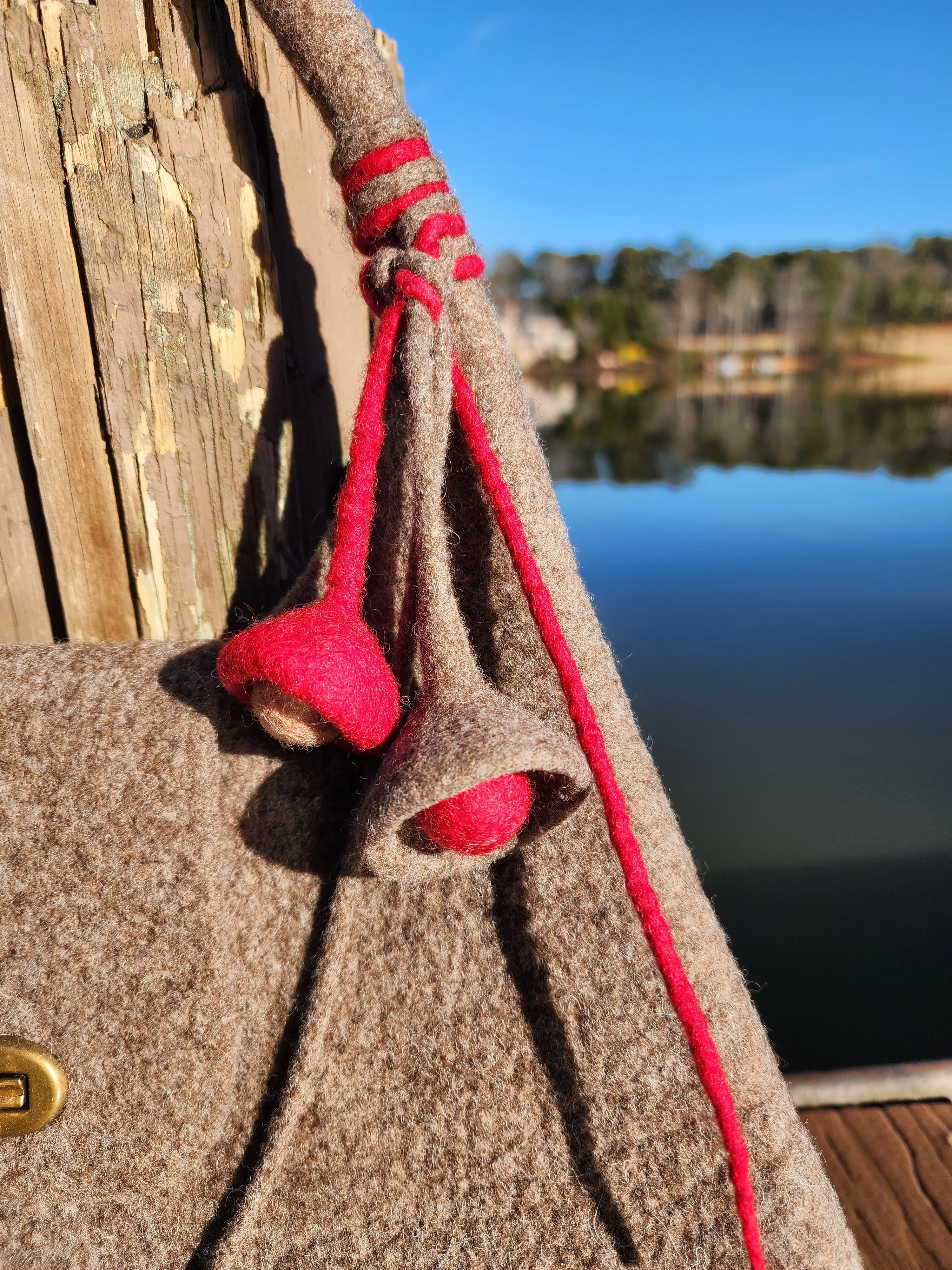 Handbag Merino Wool Felt Chalten