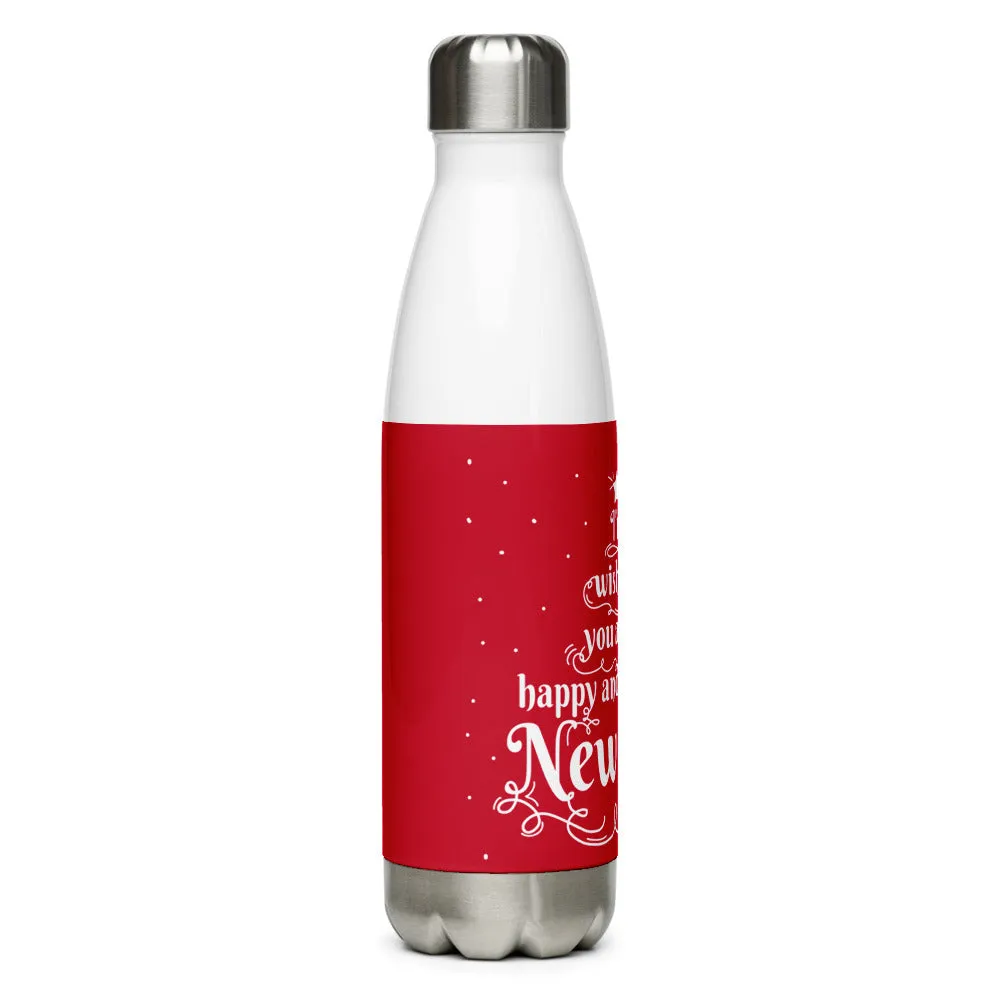 Happy And Fabulous New Year Stainless Steel Water Bottle