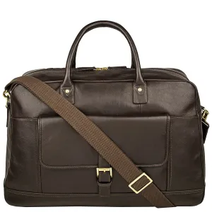 Hunter Cabin Sized Duffel in Classic Leather in Brown