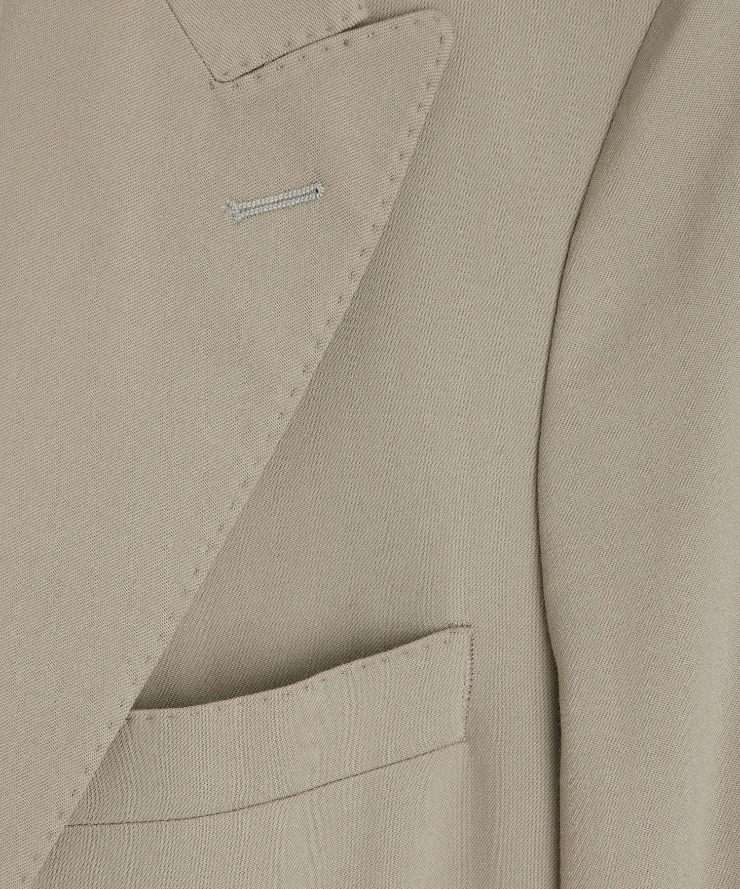 Italian Gabardine Wythe Jacket in Stone