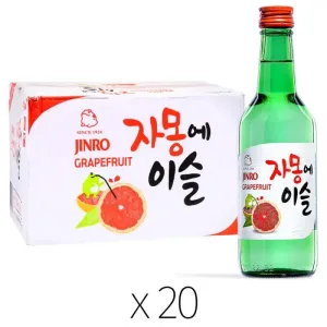 Jinro Grapefruit Soju 자몽에이슬 (ABV 13%) (Case of 20)