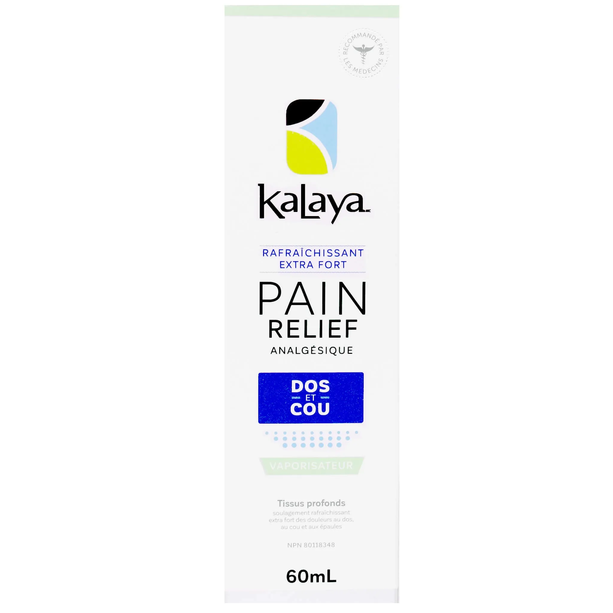 Kalaya Back and Neck Extra Strength Pain Relief Spray