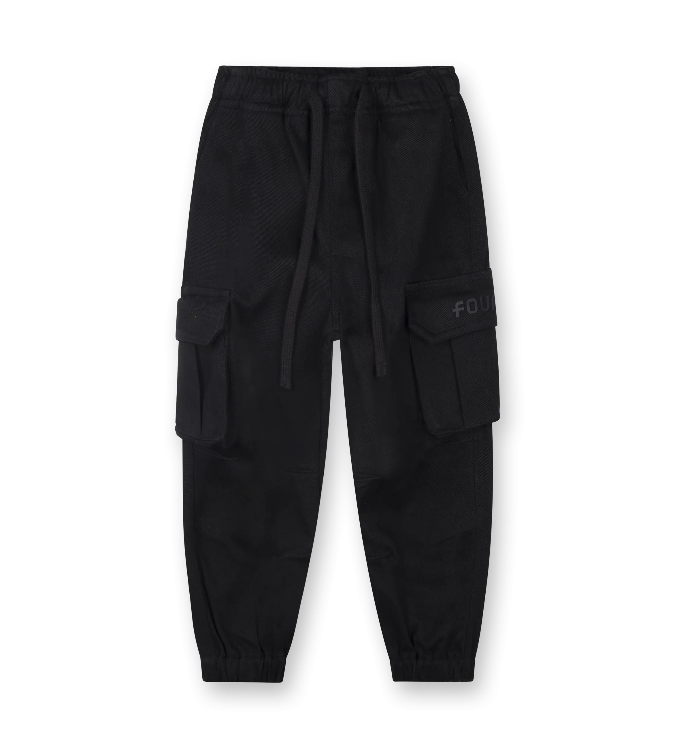 Logo Parachute Pants Black