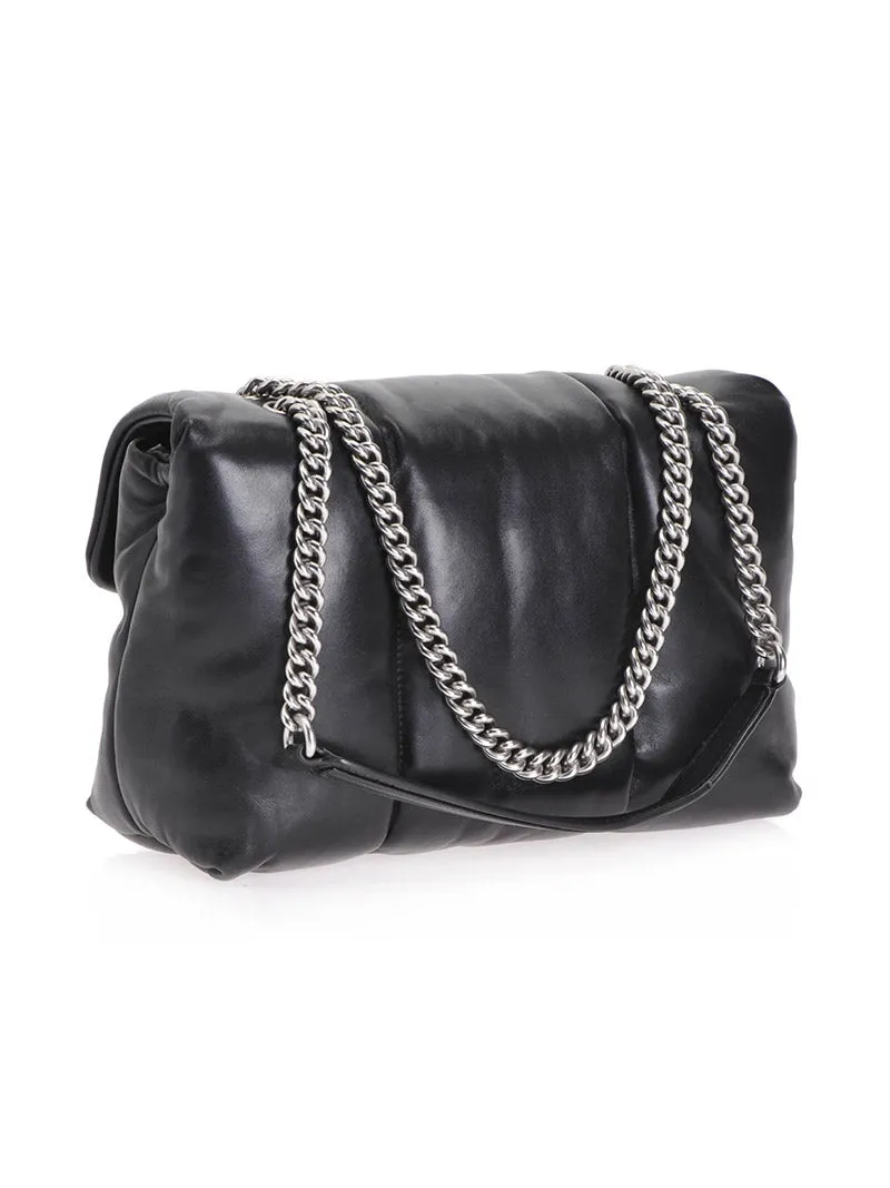 LOVE BAG PUFF QUILTING IN NAPPA LEATHER