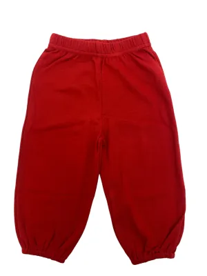 Luigi Boy Bloomer Pants W/Elastic Bottom Deep Red 5108