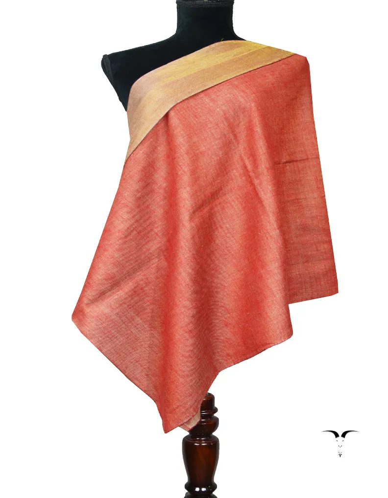 Maroon Zari Reversible Pashmina Stole 8032