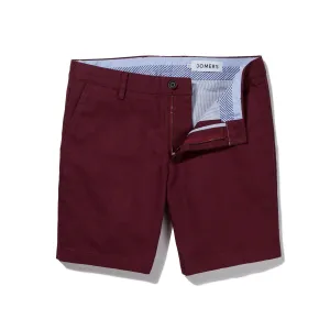 Moore - Bordeaux Japanese Canvas Shorts