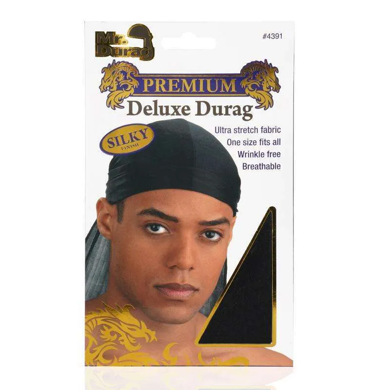 Mr. Durag Silky Deluxe Durag Black