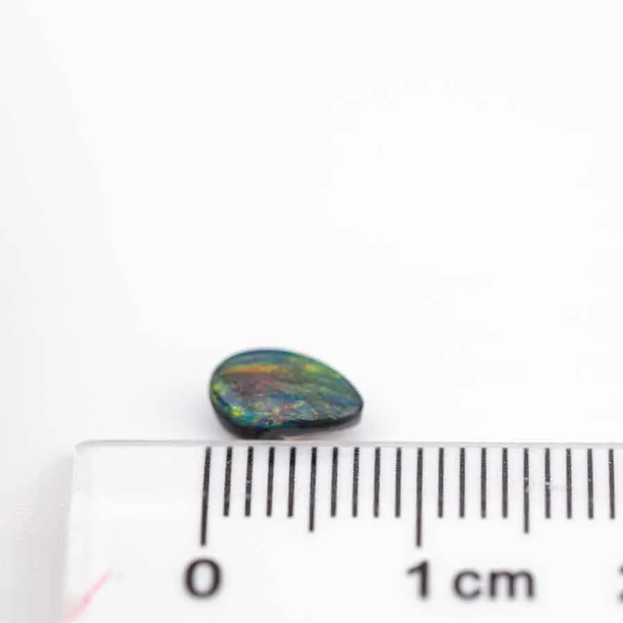 Natural Australian Black Opal Loose Gemstone 0.70ct