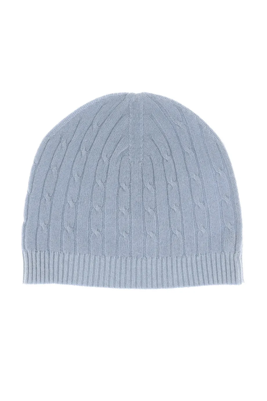 NEPAL Grey Blue Cashmere Woman Beanie