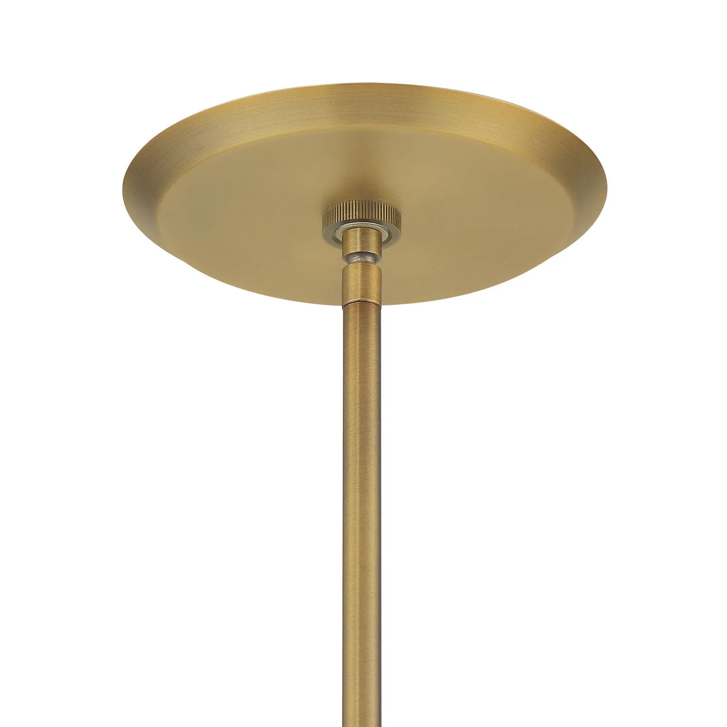 Nova 3 Light LED Pendant, Aged Brass