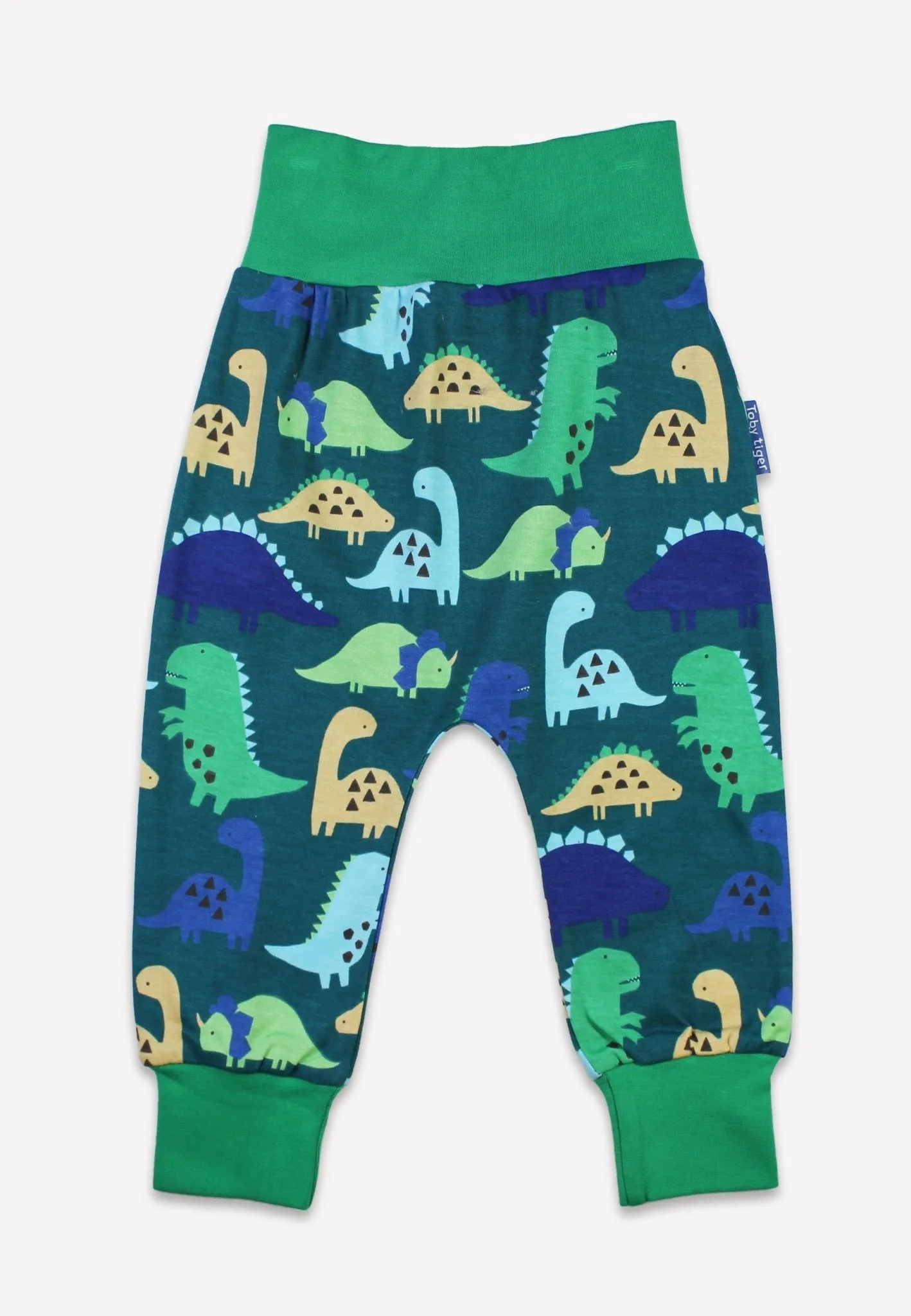 Organic Tonal Dinosaur Print Yoga Pants